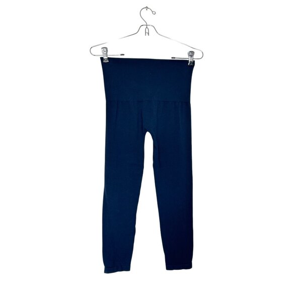 M. Rena Tummy Tuck High Waist 3/4 Cropped Leggings in Ink - OS - Picture 3 of 4